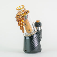Empire Glassworks "Save the Bees" Glass Attachment for PuffCo Peak & Peak Pro - Discreet Smoker