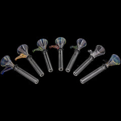 9mm Funnel Slide Bowl with Handle for Pull-Stem Bongs - Discreet Smoker