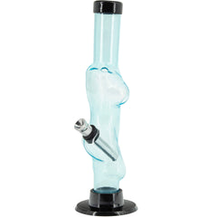 JM Enterprises 8" Acrylic Lady Contour Bong - Multiple Colors - Discreet Smoker