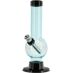 JM Enterprises 6" Acrylic Bubble Bong - Multiple Colors - Discreet Smoker