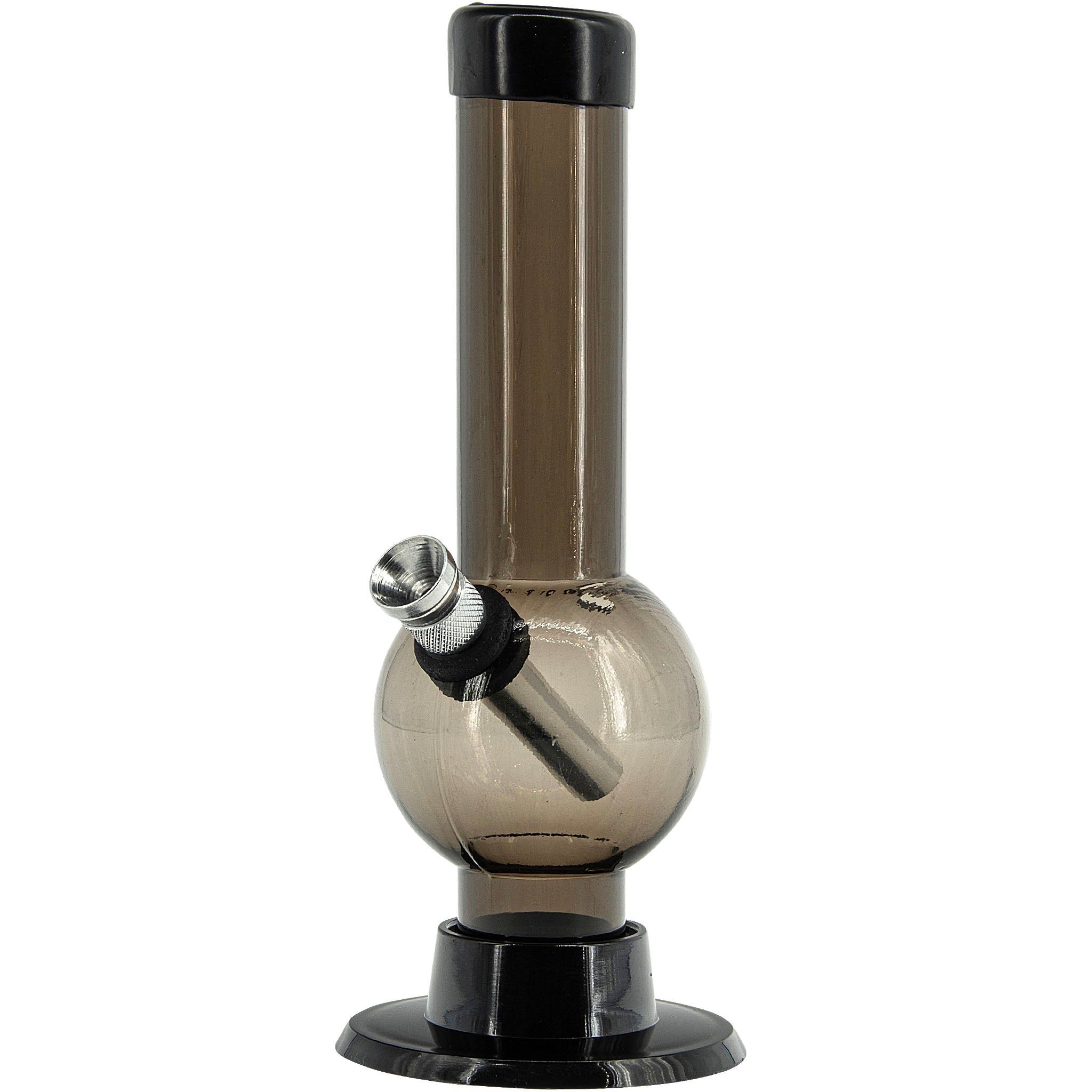 JM Enterprises 6" Acrylic Bubble Bong - Multiple Colors - Discreet Smoker
