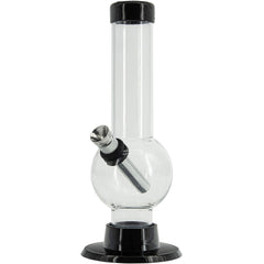 JM Enterprises 6" Acrylic Bubble Bong - Multiple Colors - Discreet Smoker