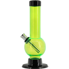 JM Enterprises 6" Acrylic Bubble Bong - Multiple Colors - Discreet Smoker