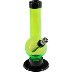 JM Enterprises 6" Acrylic Bubble Bong - Multiple Colors - Discreet Smoker