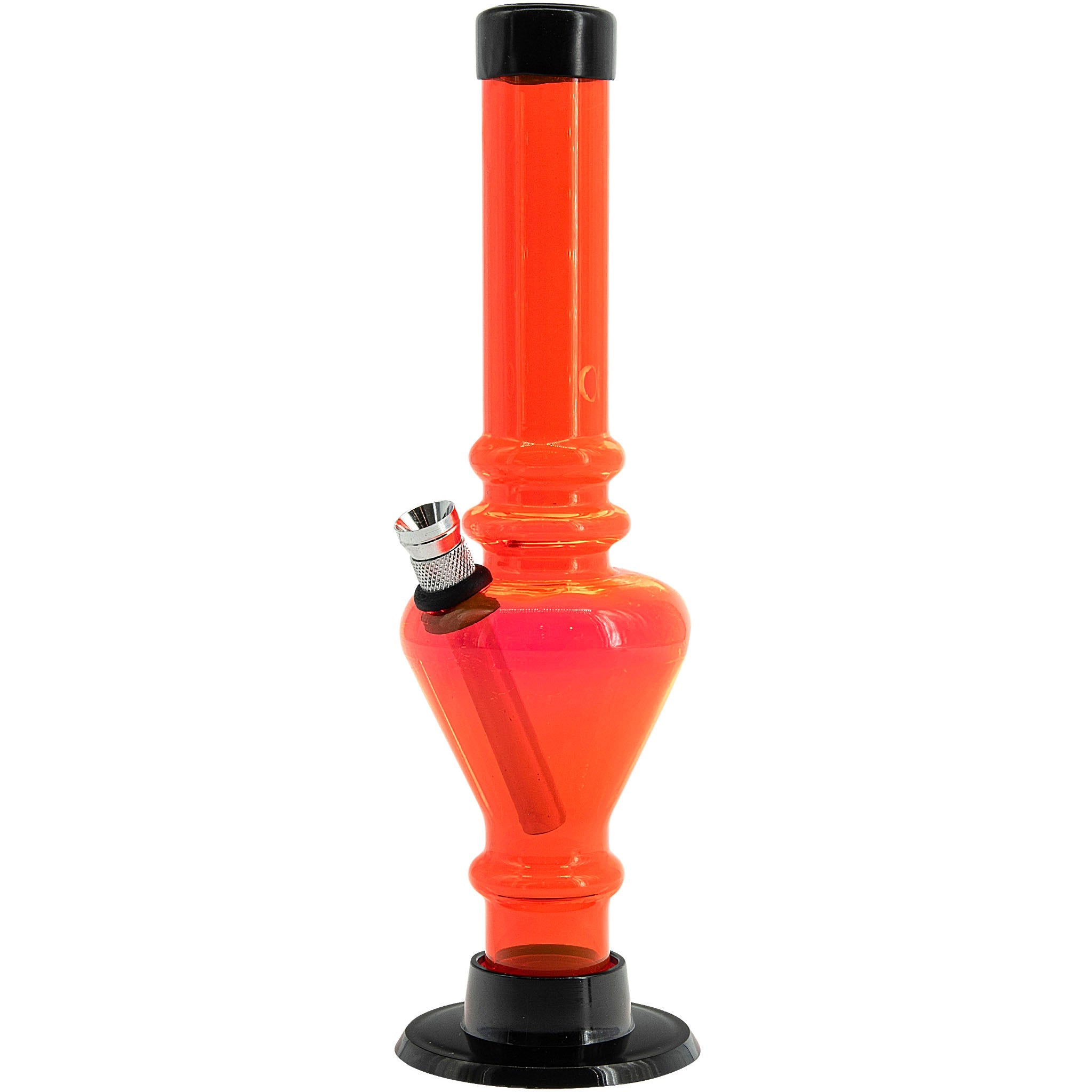 JM Enterprises 8" Acrylic Blossom Bong - Multiple Colors - Discreet Smoker