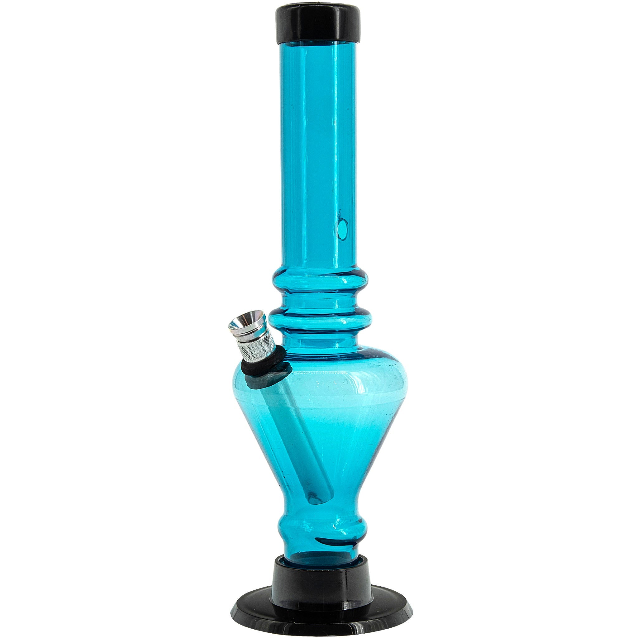 JM Enterprises 8" Acrylic Blossom Bong - Multiple Colors - Discreet Smoker