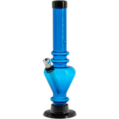 JM Enterprises 8" Acrylic Blossom Bong - Multiple Colors - Discreet Smoker