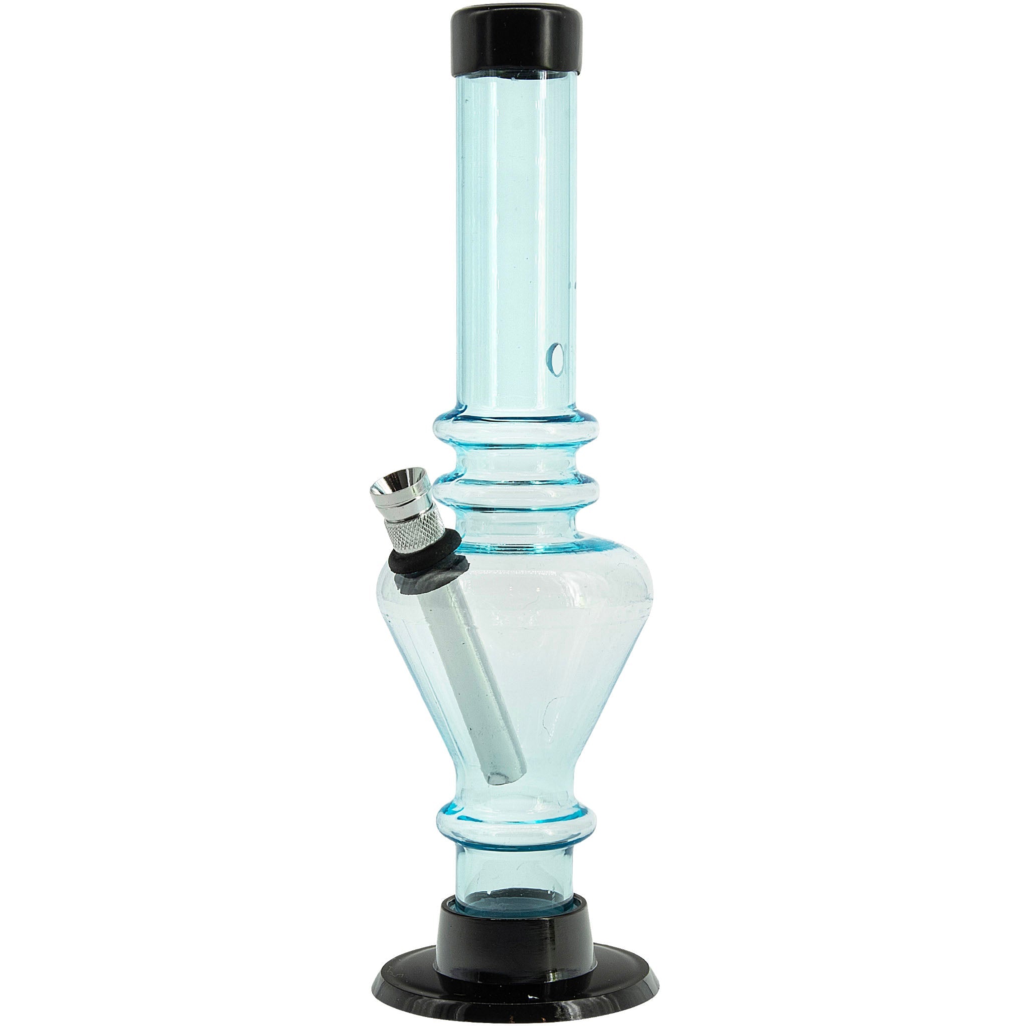 JM Enterprises 8" Acrylic Blossom Bong - Multiple Colors - Discreet Smoker