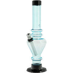 JM Enterprises 8" Acrylic Blossom Bong - Multiple Colors - Discreet Smoker