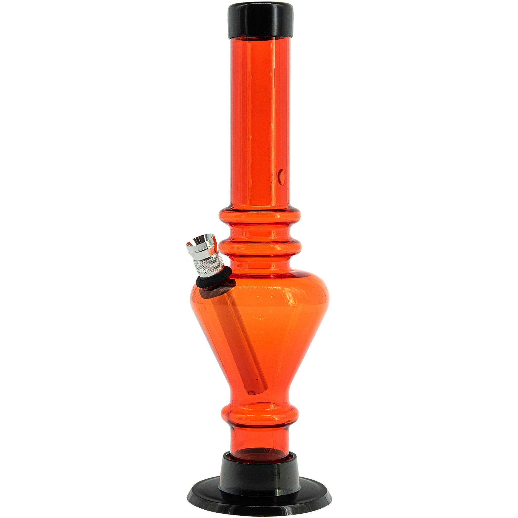 JM Enterprises 8" Acrylic Blossom Bong - Multiple Colors - Discreet Smoker