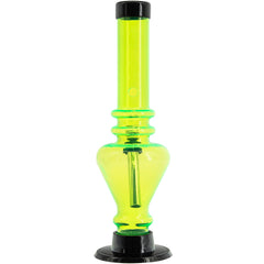 JM Enterprises 8" Acrylic Blossom Bong - Multiple Colors - Discreet Smoker