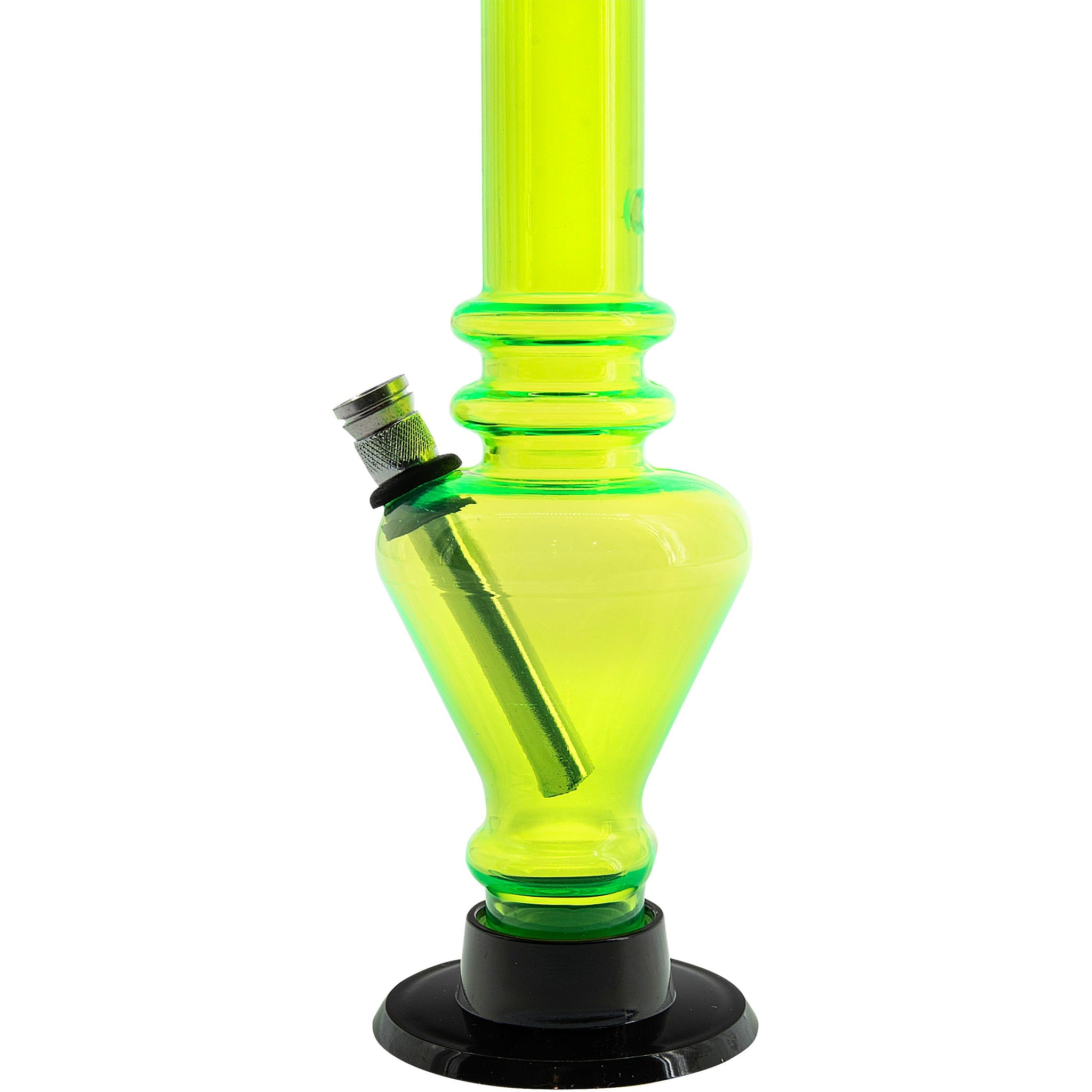 JM Enterprises 8" Acrylic Blossom Bong - Multiple Colors - Discreet Smoker