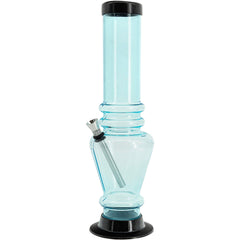 JM Enterprises 12" Acrylic Vase Base Bong - Multiple Colors - Discreet Smoker