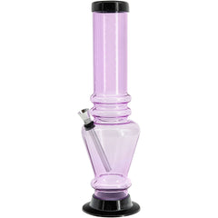 JM Enterprises 12" Acrylic Vase Base Bong - Multiple Colors - Discreet Smoker