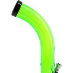 JM Enterprises 10'' Acrylic Curved Tube Bong - Multiple Colors - Discreet Smoker