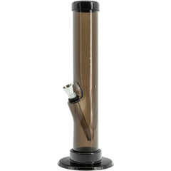 JM Enterprises 6-9-12" Acrylic Straight Tube Bong - Multiple Colors - Discreet Smoker
