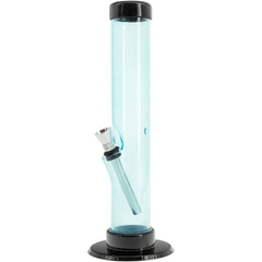 JM Enterprises 6-9-12" Acrylic Straight Tube Bong - Multiple Colors - Discreet Smoker