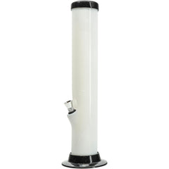 JM Enterprises 6-9-12-15" Acrylic Straight Tube Basic Bong - Multiple Colors - Discreet Smoker