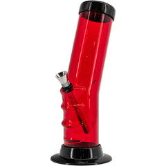 JM Enterprises 9-12" Acrylic Bent Neck Bong - Multiple Colors - Discreet Smoker