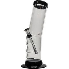 JM Enterprises 9-12" Acrylic Bent Neck Bong - Multiple Colors - Discreet Smoker