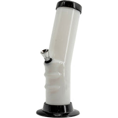 JM Enterprises 9-12" Acrylic Bent Neck Bong - Multiple Colors - Discreet Smoker