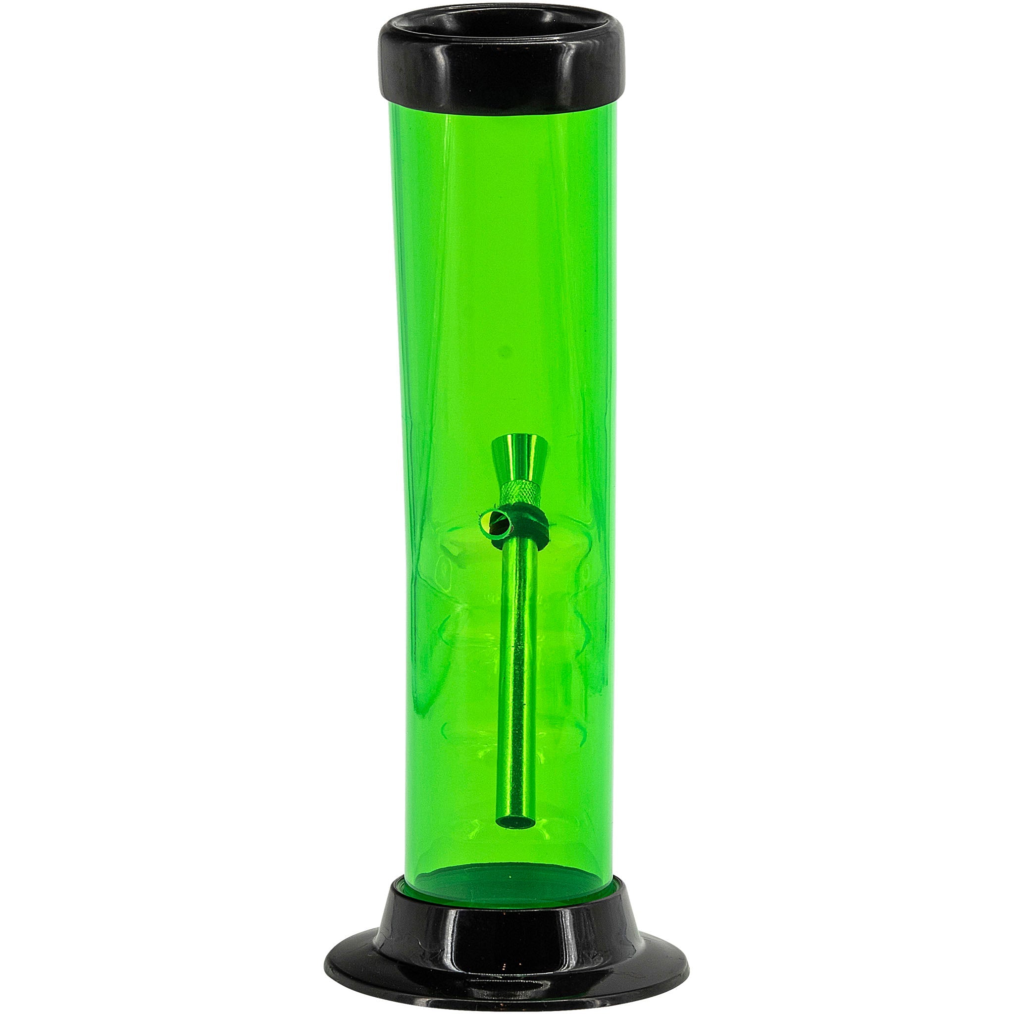 JM Enterprises 9-12" Acrylic Bent Neck Bong - Multiple Colors - Discreet Smoker