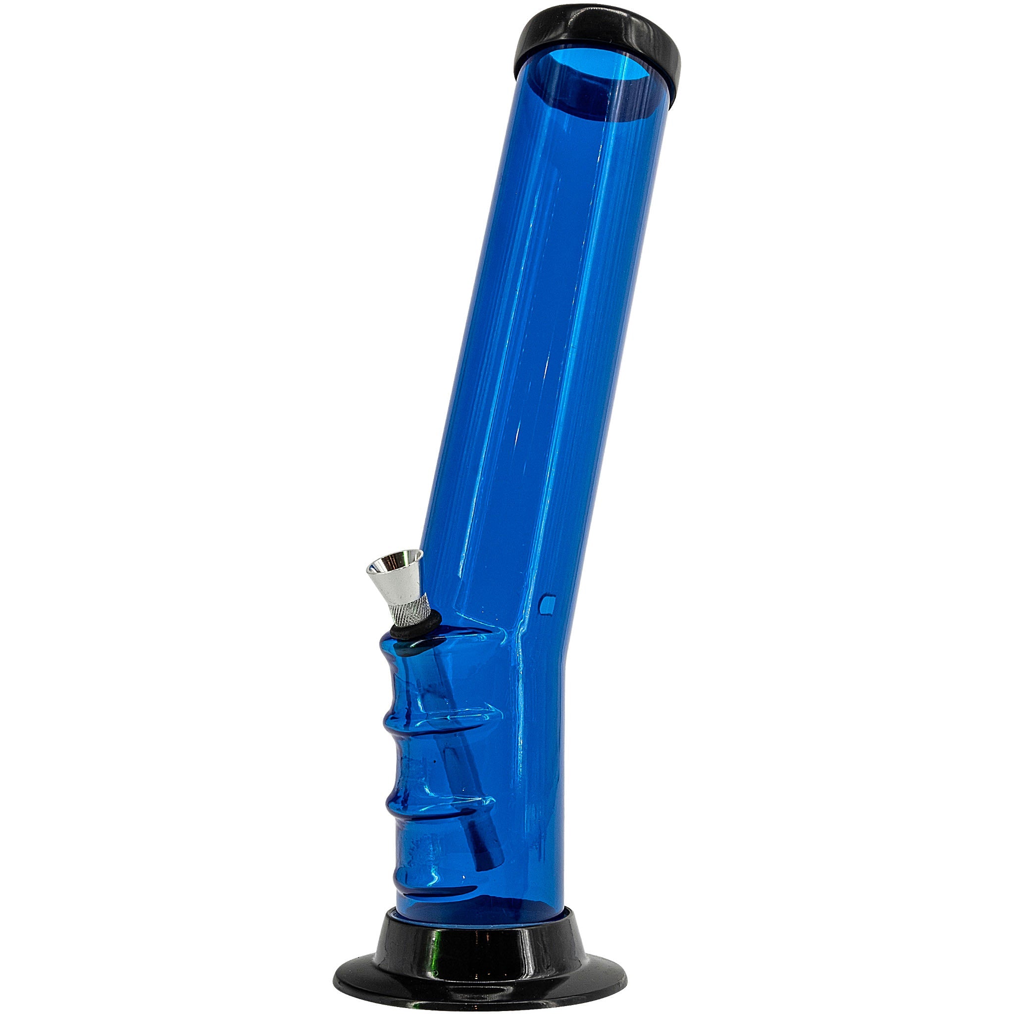 JM Enterprises 9-12" Acrylic Bent Neck Bong - Multiple Colors - Discreet Smoker