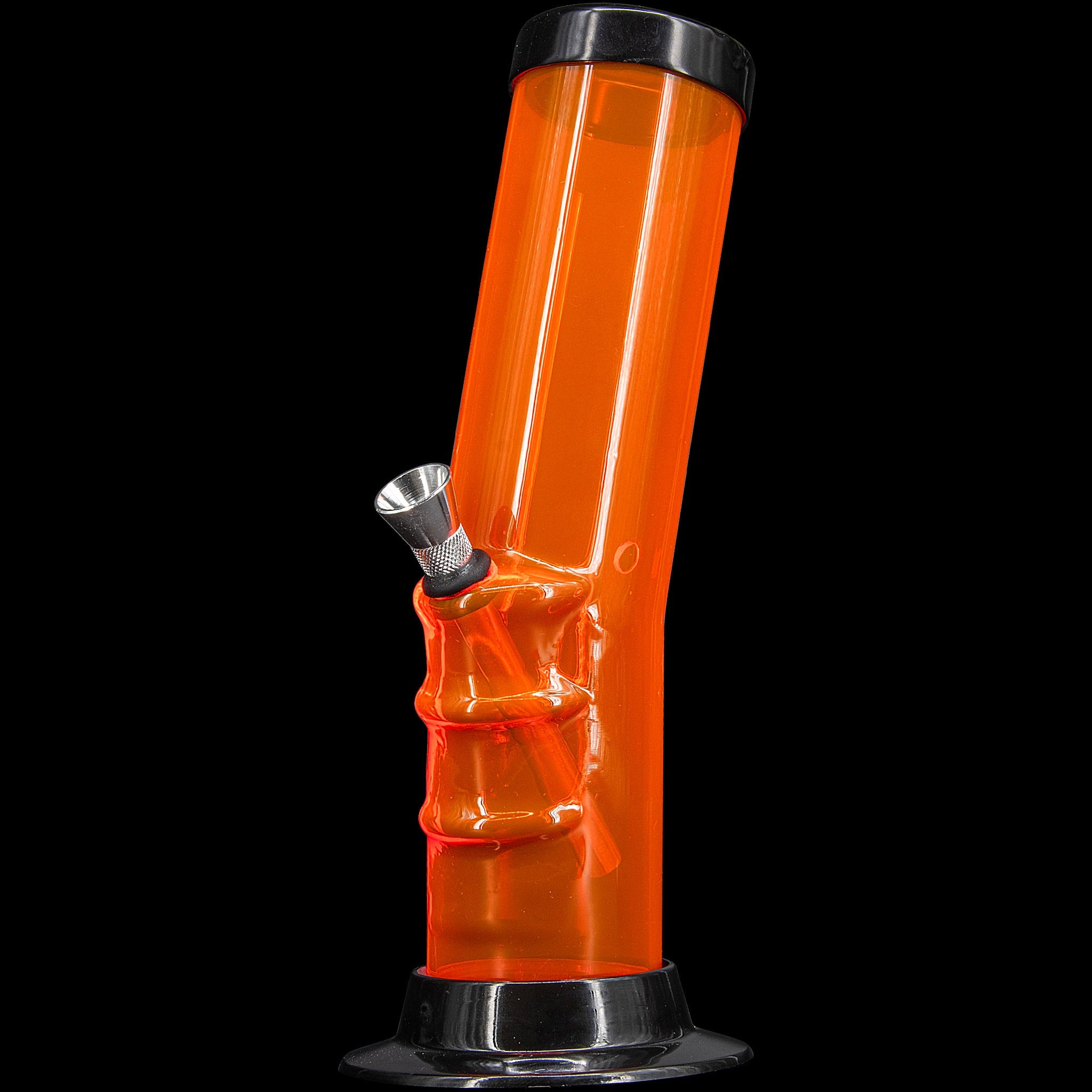 JM Enterprises 9-12" Acrylic Bent Neck Bong - Multiple Colors - Discreet Smoker