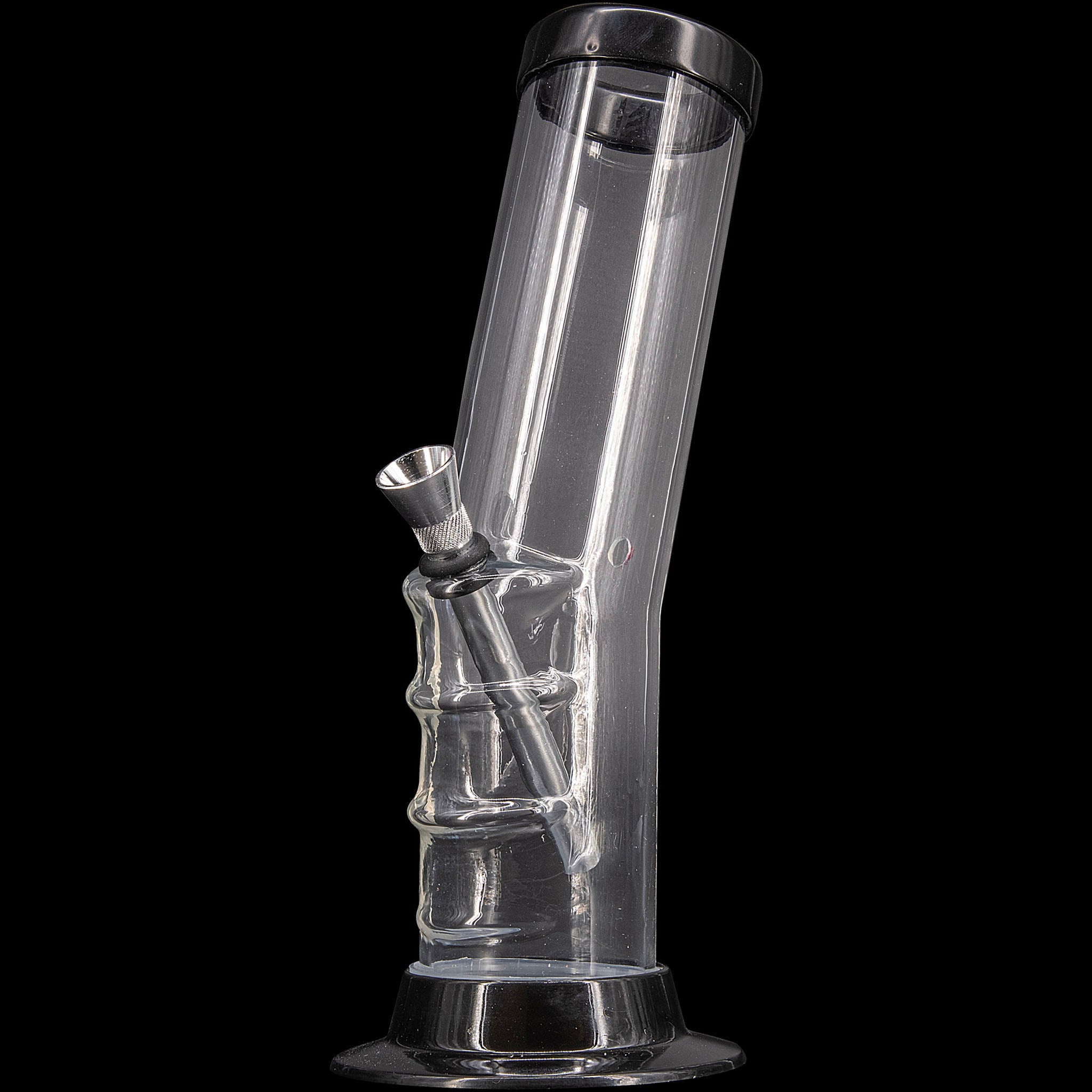 JM Enterprises 9-12" Acrylic Bent Neck Bong - Multiple Colors - Discreet Smoker