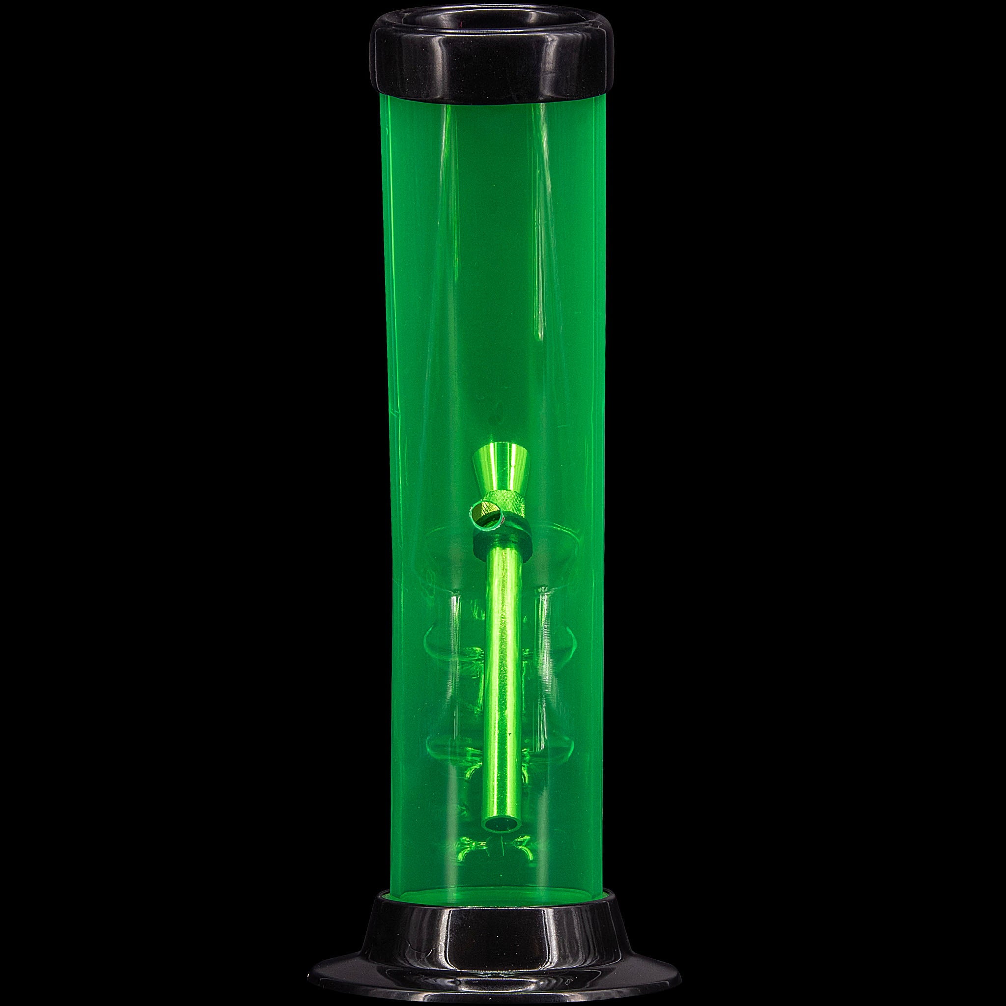 JM Enterprises 9-12" Acrylic Bent Neck Bong - Multiple Colors - Discreet Smoker