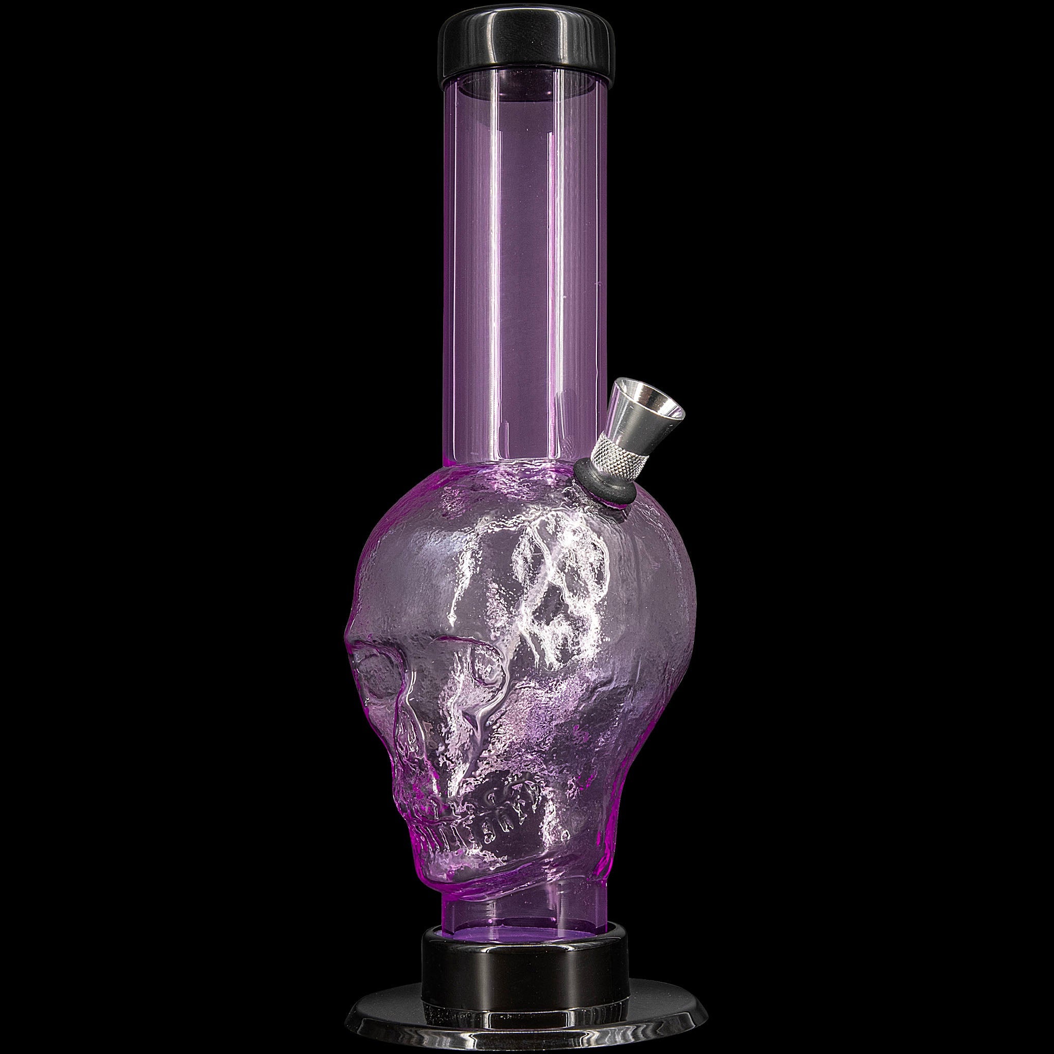 JM Enterprises 9-12" Acrylic Skull Bong - Multiple Colors - Discreet Smoker