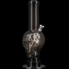 JM Enterprises 9-12" Acrylic Skull Bong - Multiple Colors - Discreet Smoker