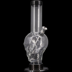 JM Enterprises 9-12" Acrylic Skull Bong - Multiple Colors - Discreet Smoker