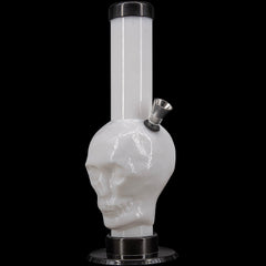 JM Enterprises 9-12" Acrylic Skull Bong - Multiple Colors - Discreet Smoker