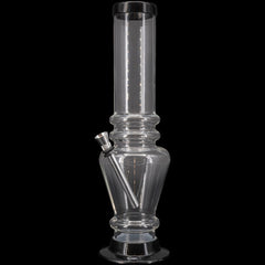 JM Enterprises 12" Acrylic Vase Base Bong - Multiple Colors - Discreet Smoker