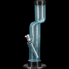 JM Enterprises 9-12" Acrylic Kink Neck Bong - Multiple Colors - Discreet Smoker