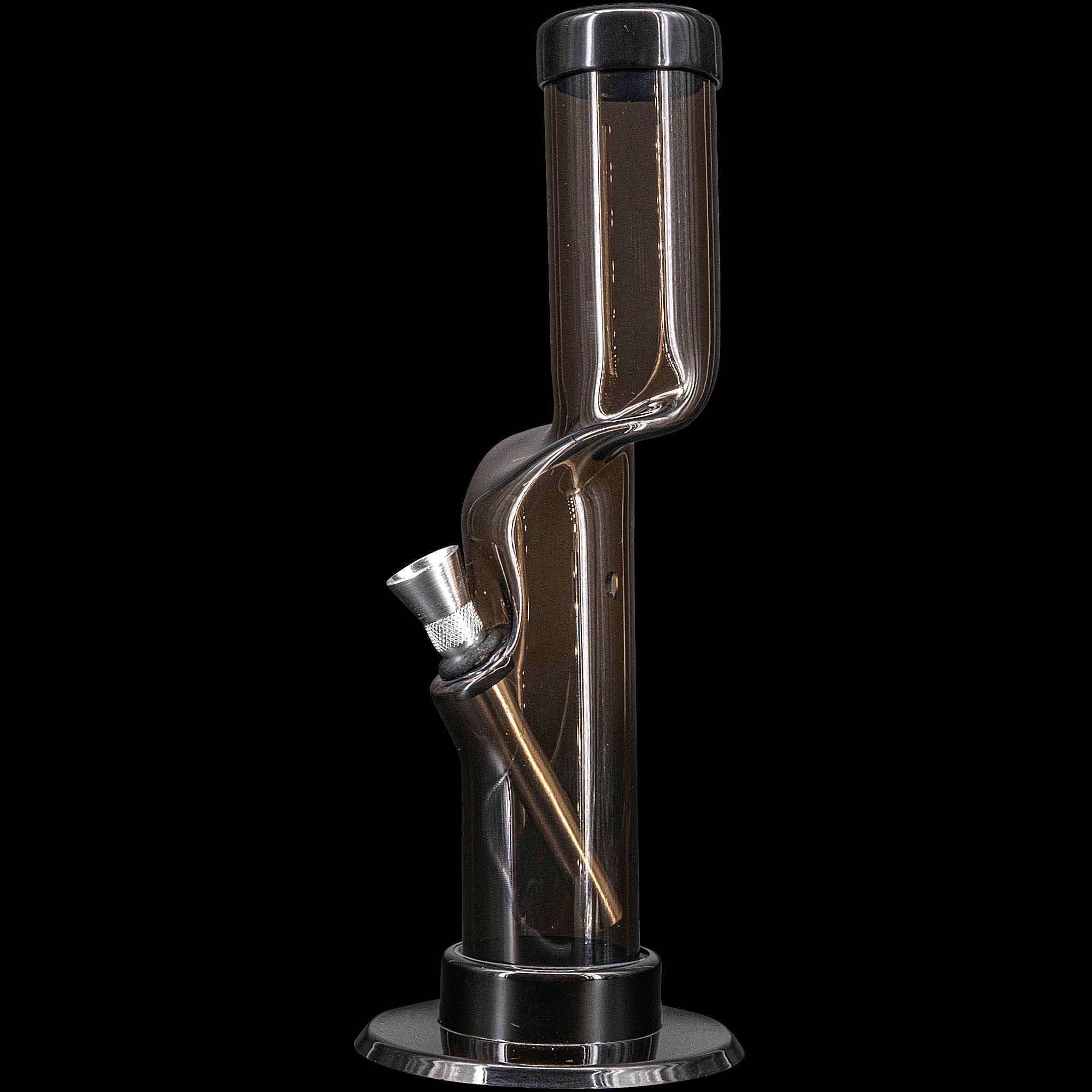 JM Enterprises 9-12" Acrylic Kink Neck Bong - Multiple Colors - Discreet Smoker