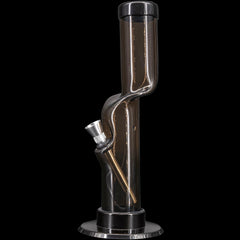 JM Enterprises 9-12" Acrylic Kink Neck Bong - Multiple Colors - Discreet Smoker