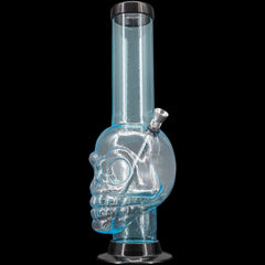 JM Enterprises 12-15" Acrylic Skull Chamber Bong - Multiple Colors - Discreet Smoker