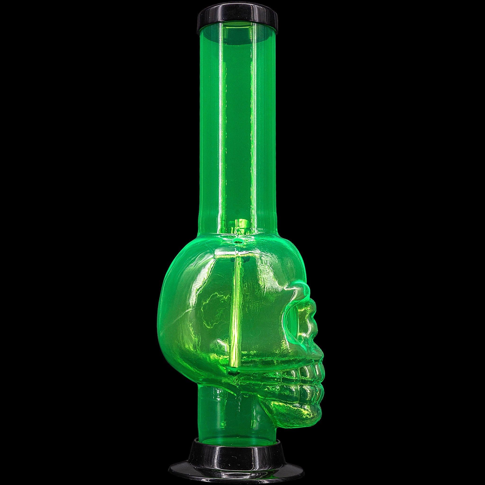 JM Enterprises 12-15" Acrylic Skull Chamber Bong - Multiple Colors - Discreet Smoker