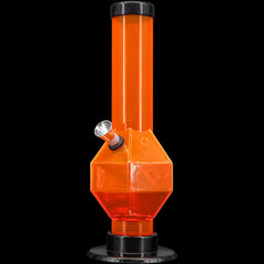 JM Enterprises 9-12" Acrylic Diamond Bong - Multiple Colors - Discreet Smoker