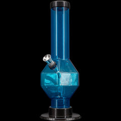JM Enterprises 9-12" Acrylic Diamond Bong - Multiple Colors - Discreet Smoker