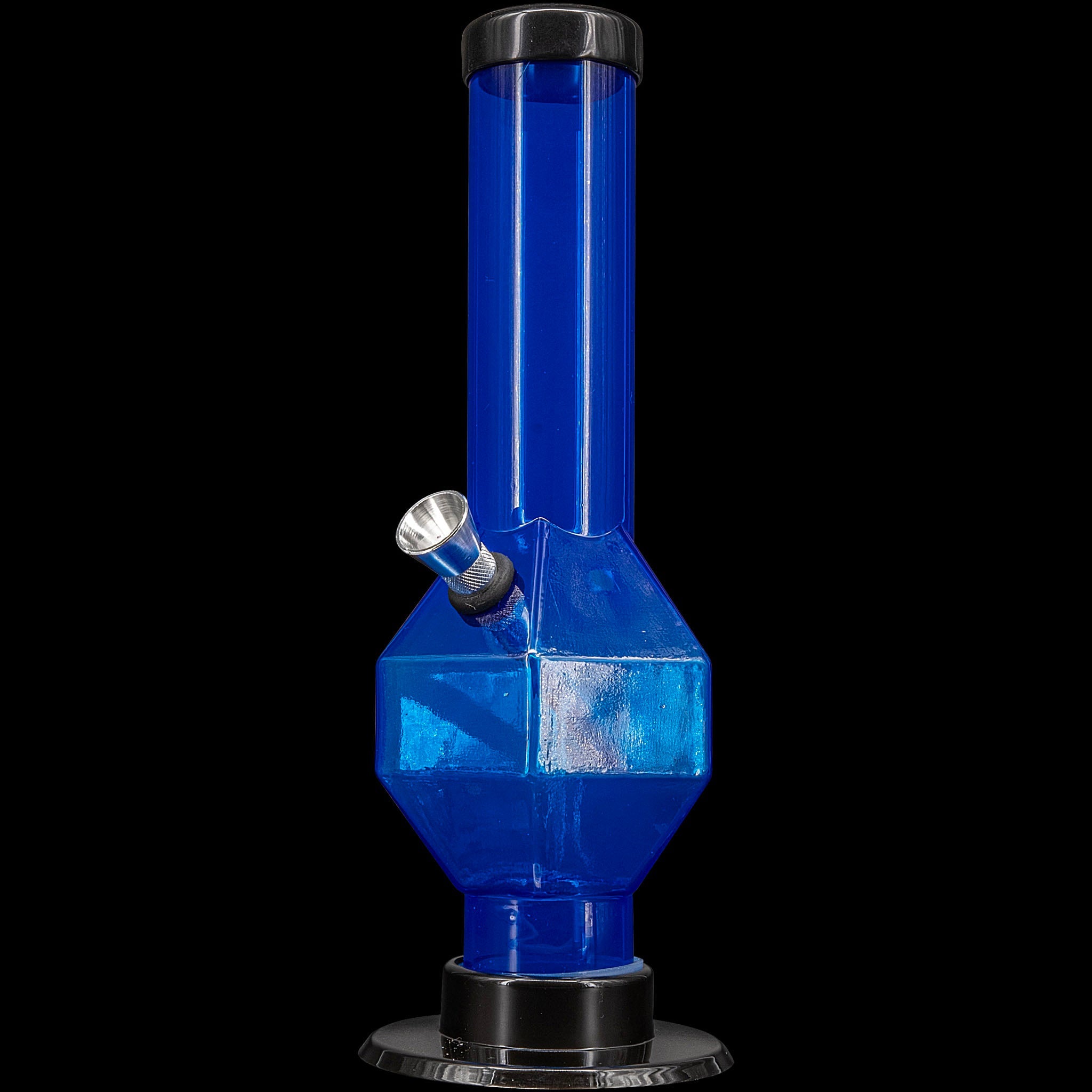JM Enterprises 9-12" Acrylic Diamond Bong - Multiple Colors - Discreet Smoker