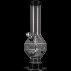 JM Enterprises 9-12" Acrylic Diamond Bong - Multiple Colors - Discreet Smoker