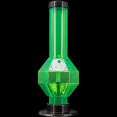 JM Enterprises 9-12" Acrylic Diamond Bong - Multiple Colors - Discreet Smoker