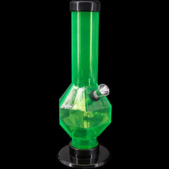 JM Enterprises 9-12" Acrylic Diamond Bong - Multiple Colors - Discreet Smoker