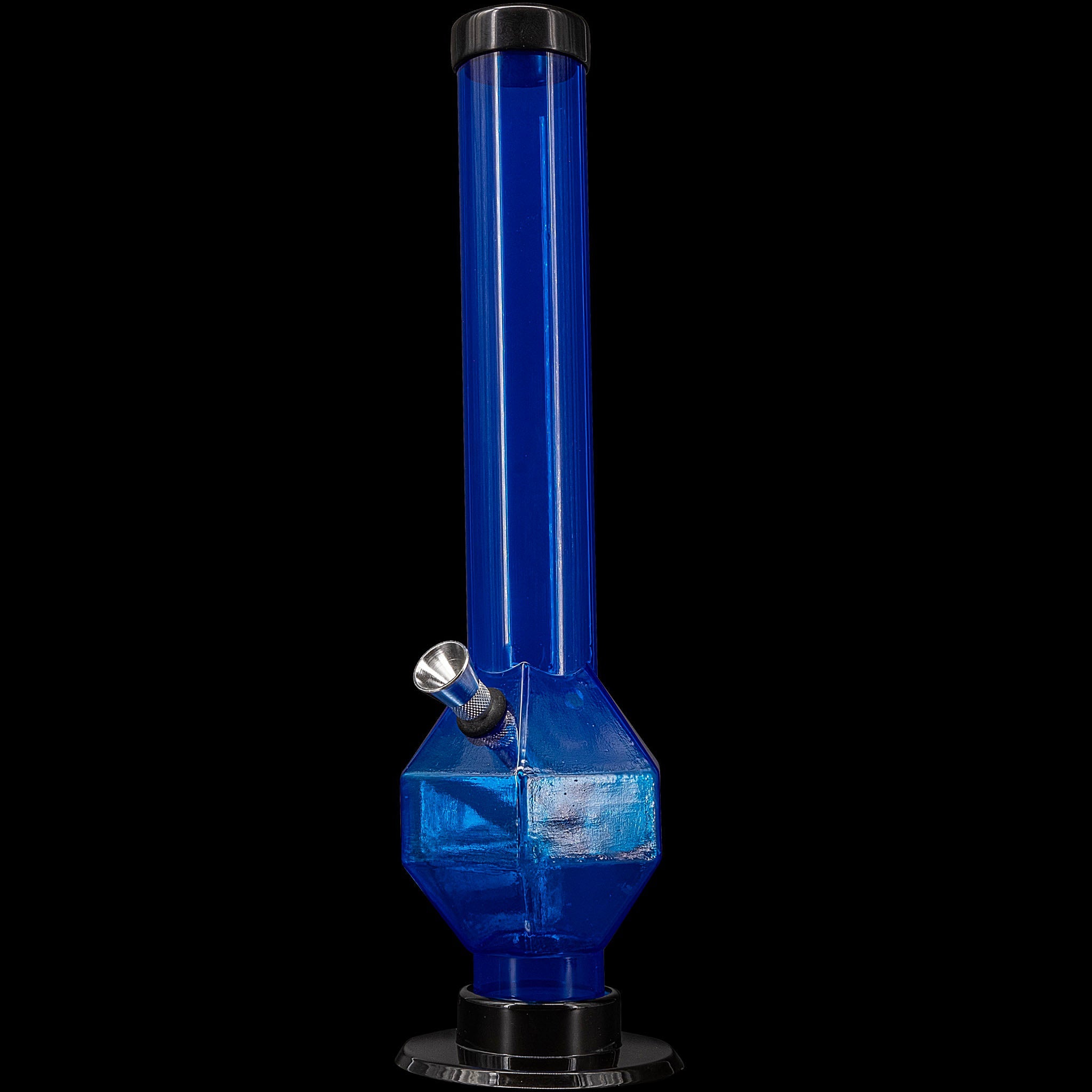 JM Enterprises 9-12" Acrylic Diamond Bong - Multiple Colors - Discreet Smoker
