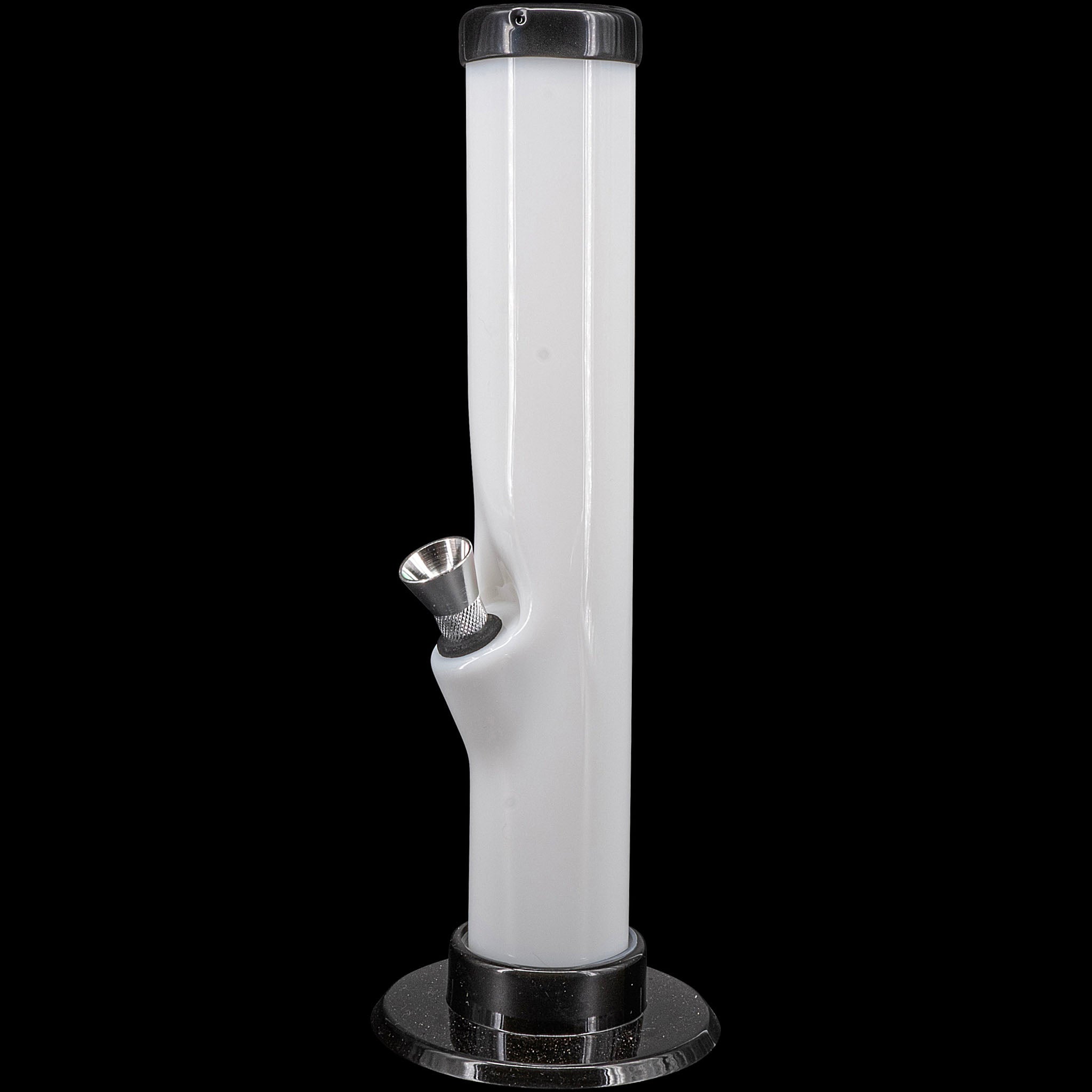 JM Enterprises 6-9-12" Acrylic Straight Tube Bong - Multiple Colors - Discreet Smoker