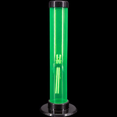 JM Enterprises 6-9-12" Acrylic Straight Tube Bong - Multiple Colors - Discreet Smoker