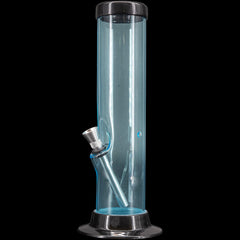 JM Enterprises 6-9-12-15" Acrylic Straight Tube Basic Bong - Multiple Colors - Discreet Smoker